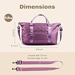 Weekender Duffel Bags for Women, Travel Totes Bag for Airplane Essentials, Overnight Bags for Women with Trolley Sleeve, Large Carry On Hospital Bag for Labor and Delivery, Sport, Gym - Image 4