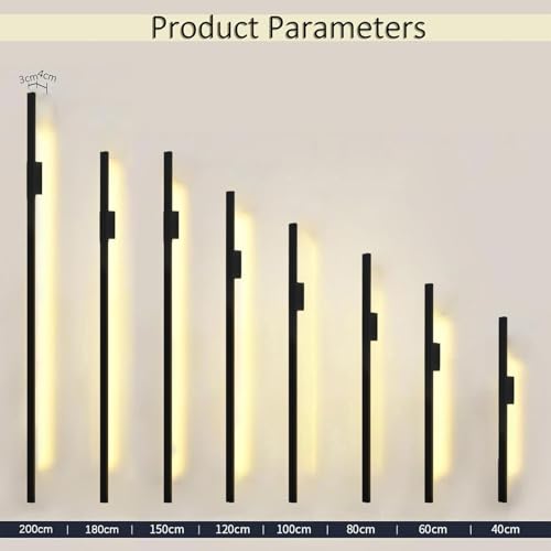 Applique murale extérieure LED dimmable 180cm étanche IP65