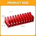 HGSKEO 20-Slot Heavy Duty Plastic Tool Pliers Organizer Rack, 2-Pack with Non-Slip Base, Expandable Design, Pliers Holder and Cutter Organizers, Fits Drawers & Toolboxes (2, Red)