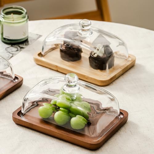 Bandeja de exhibición de postres de madera para almacenamiento 5