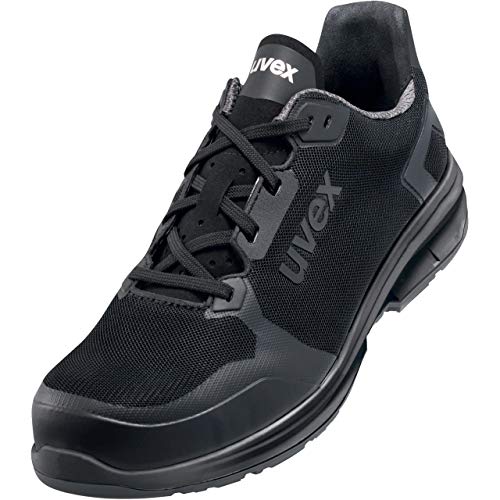 ELTEN Herren Elten Sicherheitsschuhe S3, Herren, Leicht, Schwarz, Stahlkappe Sicherheitshalbschuh Renzo XXW Low ESD S3 Größe 42, Schwarz, 42 EU X-Weit 5 Uvex 1 Sport Arbeitsschuhe - Sicherheitsschuhe S1 P SRC ESD - Schwarz - Weite 14 / Extra Breit, Größe:45