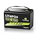 GREENOE 12V 100Ah Lithium LiFePO4 Battery,Group 31 With Built-in 100A BMS,4000-15000 Cycles,5-Year Lifetime,Rechargeable Lithium Battery Prefect for Solar System, Rvs,Solar,Trolling Motor