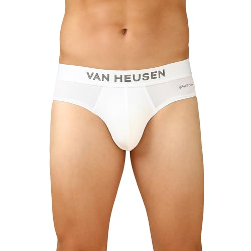 Image of Van Heusen Men's Brief Pack of- 1 | Air Series| Light as air |Ultralight for superior comfort| Mesh Fabric | Breathable Active Trunks - Moisture-Wicking| Sweat Absorbant | Stretch Cotton Blend| Underwear for Active Wear | Style 40007