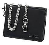 Portafogli a catena orizzontale, Nero , m, Elegante