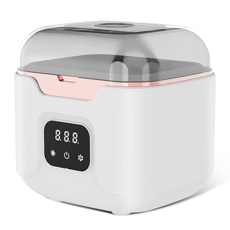 Image of PIGETALE Ultrasonic Retainer Cleaner Machine 48kHz, 240ML, 24W, 3 Modes | Dental Cleaning Pod Denture Mouth Guard Aligner Night Guard Braces Toothbrush Heads Jewelry UV Cleaner with Digital Timer