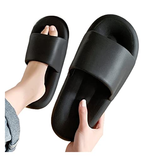 Sandals Fashion Personality Men's Slippers Home Indoor Senior Sense Couple Sandals Women Easy for Putting on or Taking Off (Color : Coffee, Size : 44-45)