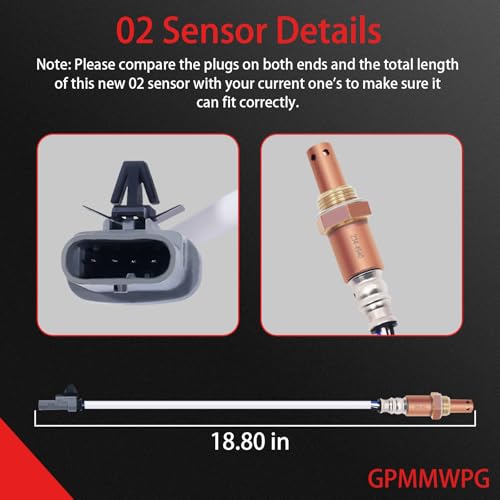 Sensor de Oxígeno 234-4940 compatible con Cadillac y Chevy miniatura 3