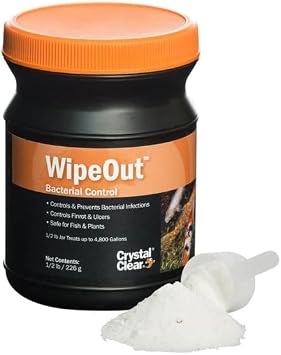 CrystalClear Wipeout Bacterial Control - 8 oz Treats Up to 4,800 Gallons