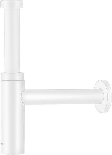 hansgrohe Flowstar S 52105701 - Trampa para botellas, color blanco mate