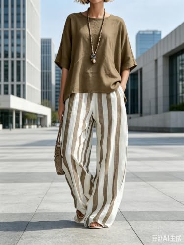 Moda casual de dos piezas para mujer que buscan frescura con estilo bohemio 5