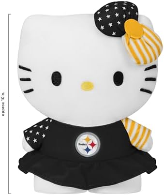 FOCO Pittsburgh Steelers NFL USA Bow Hello Kitty® Americana Plush - 2