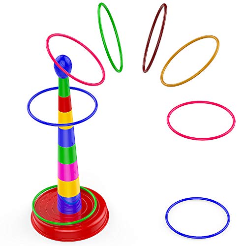 Quoits Ring Toss Game for Kids,18