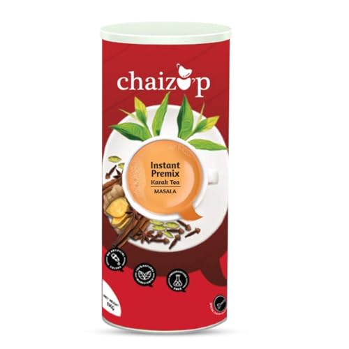 Image of Chaizup Premium 1 Min Instant Masala Tea Premix - 1kg Can | Masala Flavours | Approx. 72 Servings | 1kg