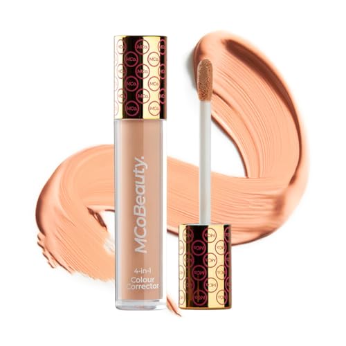 MCoBeauty - 4-in-1 Conceal & Prime Color Corrector - Orange Shade - 4-in-1 Formula for Dark Circles and Complexion Balancing - Supports a Radiant, Balanced Base - Concealers & Neutralizing Makeup