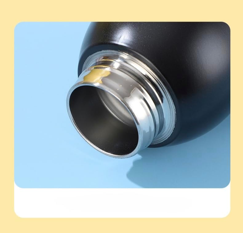 10 oz Mini Vacuum Insulated Tumbler small Water cup Small Stainless Steel Bottle for Hot and Cold Drinks Travel Coffee Mug With Portable straps For Women Gifts Travel Camping Hiking(Silver) - Image 7