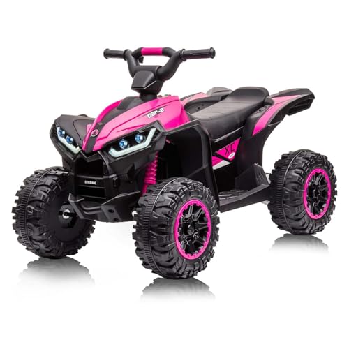 GarveeLife 12V Kids Ride On ATV (Pink)