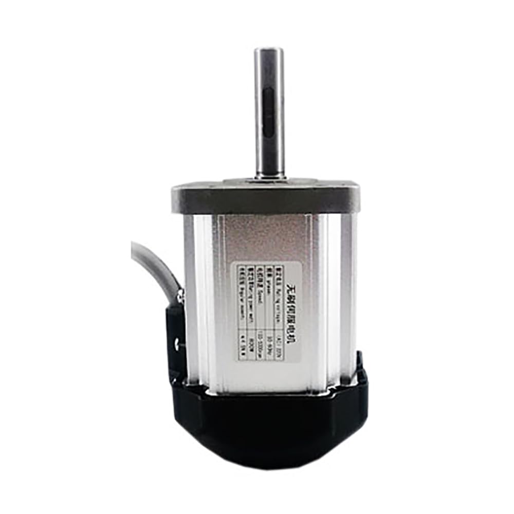 220 V High Power Brushless DC Servo Motor Kit, Bldc with Controller Speed Adjustable for Woodworking Lathe Belt Bead Machine (800 W Kit), BJYCCAR, 800 W Kit and Bracket, 800 W Kit and Bracket