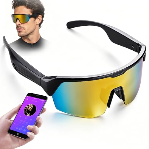 Lunettes de vélo de sport intelligentes pour homme et femme protection UV400