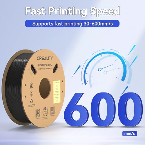 Image of Creality Hyper PETG Filament Galaxy-Christmas Decor, High Speed 30-600mm /s 3D Printer Filament PETG, No Stringing Good Layer Adhesion Fit Various 3D Printers 4KG