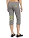 Zumba Fitness LLC Women's Crave Capri Sweat Pant, Gravel, XX-Large