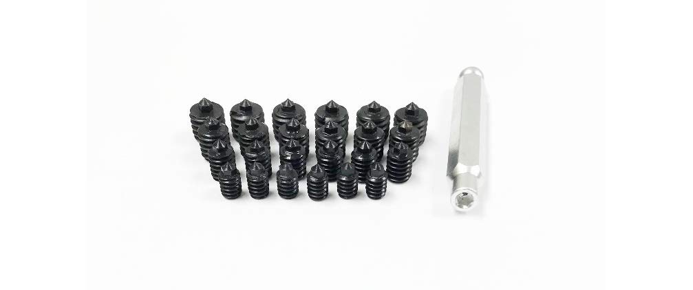 HHIP 3601-0517 - Set di 28 viti di trasferimento M3 x .5, M4 x .7, M5 x .8, M6 x 1