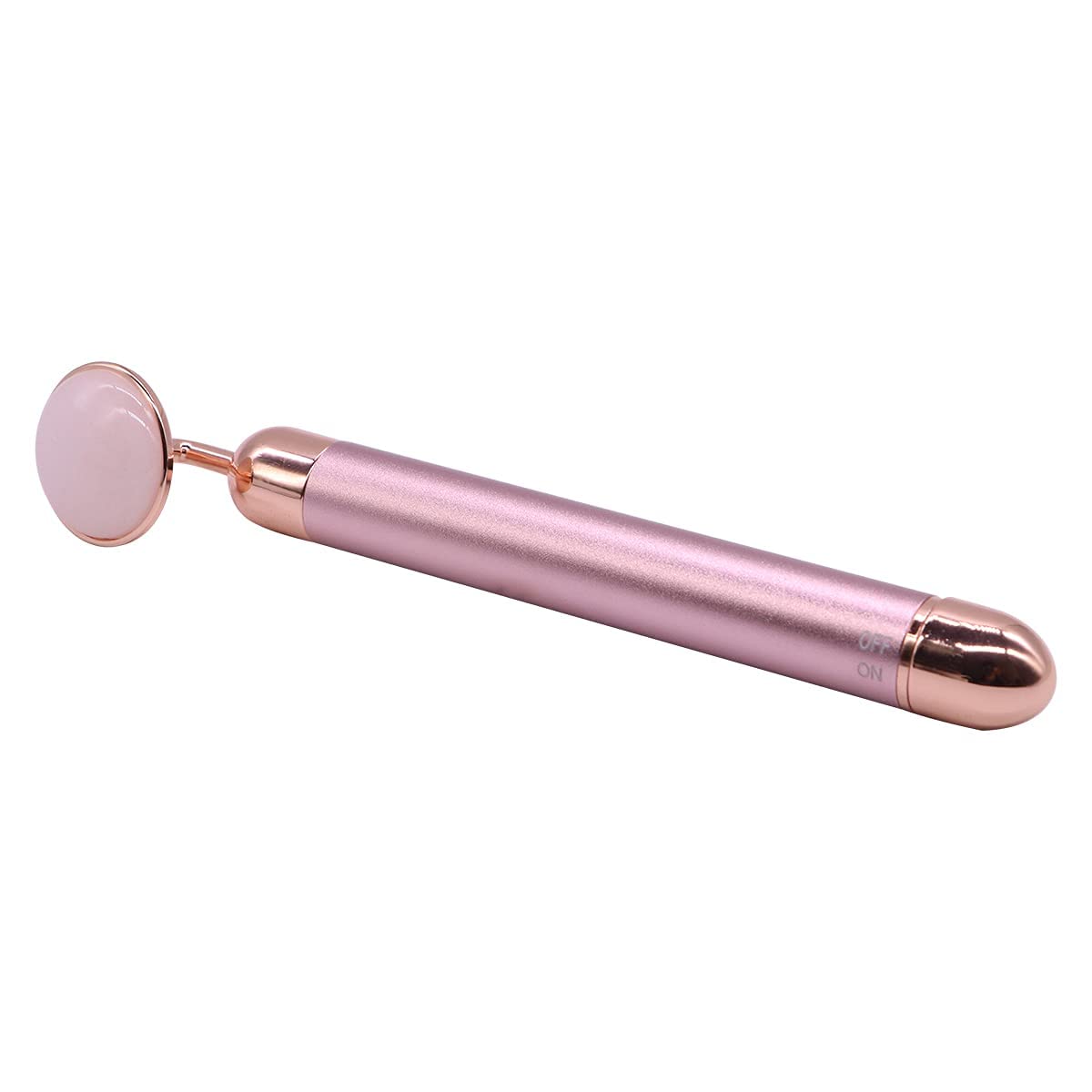 Zureni A3 Electric Roller Natural Jade Micro Vibrating Under-eye Massager Beauty Bar Skin Care Tool for Face Lift Anti-Wrinkles Skin Tightening (Rose Quartz, 9 MM Thin) 5 41CKQNynRyL. SL1200