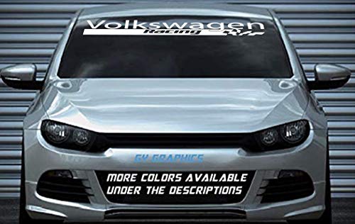 Gy Vinyl Arts,Windshield,Decal,Car,Sticker,Banner,Graphics,for Volkswagen,GTI,Jetta,Golf (4.5