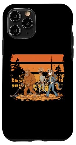 Bigfoot-Alien, 金属探知機 アクセサリー 宝物を探す 金属探知機 スマホケース iPhone 11 Pro 用