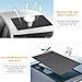 yorpyep Car Sunroof Sun Shade, Dustproof and Heat-insulating Skylight Mesh, Breathable and Foldable Adsorption Type Keep Cool Sun Protection Cover, for Most Cars Trucks (Black #39.3