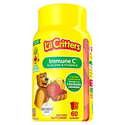 L'il Critters Gummies Immune C Plus Zinc and Vitamin D 60 Ea Cover