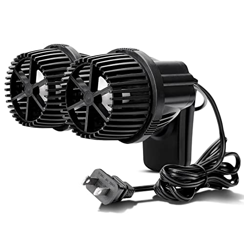 hygger 4200GPH Double Head Aquarium Circulation Pump, Quiet 12W Aquarium Wave Maker, with Strong...