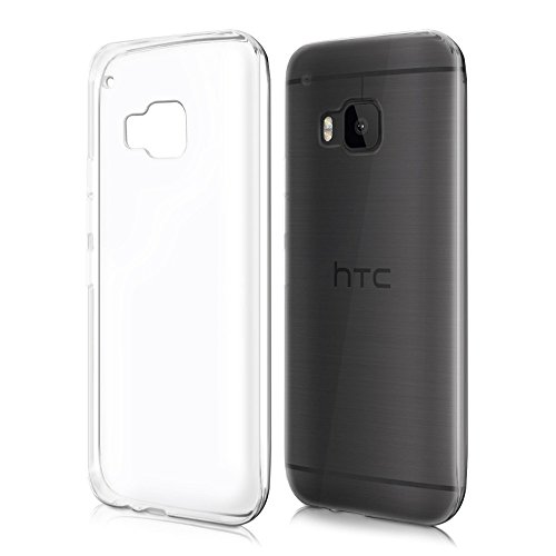 REY Funda Carcasa Gel Transparente para HTC One M9, Ultra Fina 0,33mm, Silicona TPU de Alta Resistencia y Flexibilidad