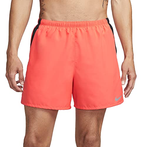 Nike Men's 5in Dri-FIT Challenger Brief-Lined Running Shorts Brief, Bright Crimson/Black, X-Large2
