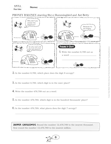 Comic-Strip Math: Problem Solving: 80 Reproducible Cartoons With Dozens and Dozens of Story Problems That Motivate Students and Build Essential Math Skills - Image 4