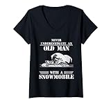 Never Underestimate An Old Man With A Snowmobile