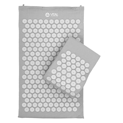 BODHI Akupressur-Set Vital: Akupressurmatte (72 x 42cm) & Akupressurkissen | inkl. Tasche | zur...