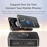 Bluetooth 6.0 audio receiver, adapter without wire 4 in 1 for home stereo, HiFi sound,Long-Range, 3D surround, HD low latency, optical/RCA/AUX/3,5 mm/coaxial, with function - Image 7