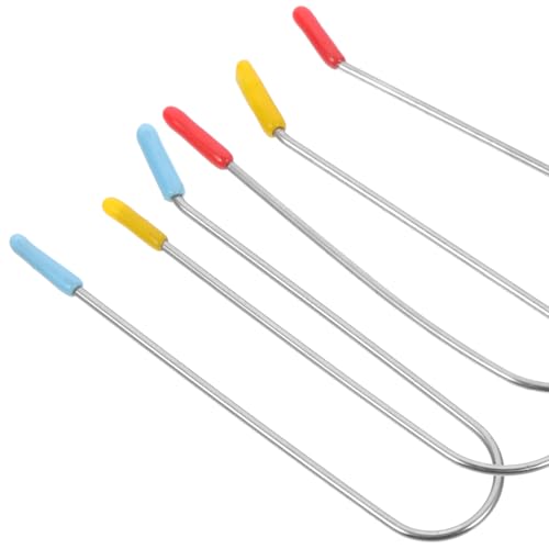 Clips fijos para permanente de acero inoxidable con sujeción segura 7