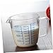 FUNOMOCYA Measuring Cups and Jugs 500ml Glass Measuring Cup Heat Resistant Easy to Read Scale for Baking Cooking