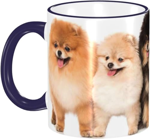 ���킢�� �|�����j�A�� ���� �� �A�j�� �}�O�J�b�v �ϔM �ϗ� �d�q�����W�Ή� ��e�� 330ml �R�[�q�[�J�b�v ���� �Z���~�b�N �l�C ���H�J�b�v ������� �a���� �v���[���g Navy Blue frb71jfe