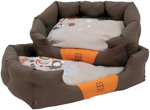 Petego Sparkling Dream Bolster Pet Bed, Medium