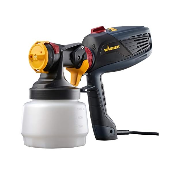 Wagner Spraytech 0529011 FLEXiO 570 Handheld HVLP Paint Sprayer, Sprays Most Unthinned Latex, Includes iSpray Nozzle, Complete Adjustability for All Needs