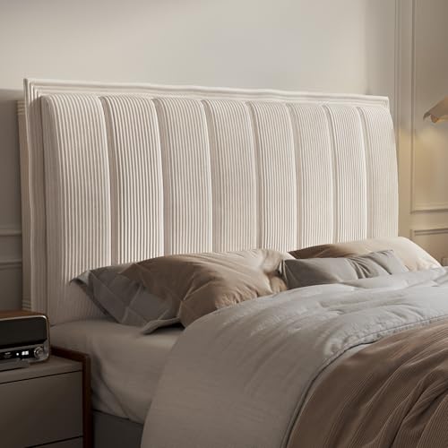 HOMRELEXA Upholstered Headboard Queen Size with 3.1’’ High-Density Sponge Backrest,