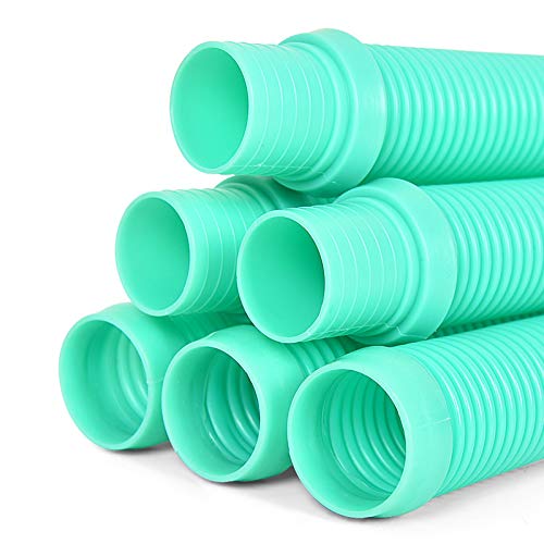 COYMOS 6 Pcs Pool Vacuum Hose, Universal Pool Sweep Hose Replacement with 1.5"