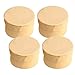 Produktbild Pracht Creatives Hobby 7648-03541 - Pappschachteln aus Kraftkarton im Set, 4 runde Geschenkboxen mit Deckel, je 6 x 3,5 cm groß, zum Verzieren, Aufbewahren und Verschenken