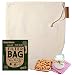 Produktbild NECTARBAR Nussmilchbeutel aus Baumwolle 25 x 30 cm - ECO Nut Milk Bag - Filterbeutel für Pflanzenmilch - Kordelbeutelzug für vegane Milch - Passierbeutel plastikfrei - Made in Germany - Verpackung: EN