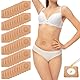 Ptwola 60 Stück Rizinusöl Packungen Wrap für Den Bauchnabel Selbstklebend Rizinusöl Pads Stark Saugfähig Kein Waschen Erforderlich für Frauen, Männer (Öl Nicht im Lieferumfang Enthalten)