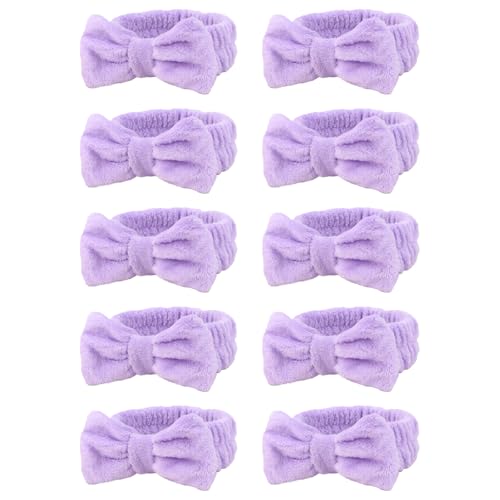 Purple Plush Headband Accessory