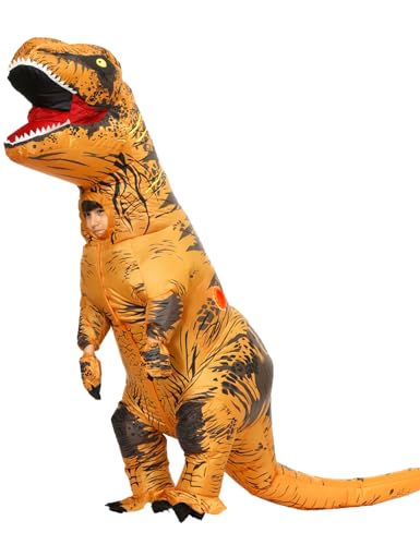 Inflatable Dinosaur Costume Kids Dinosaur Suit Blow up Full Body Dino Costume Boys Girls for Halloween Cosplay Party