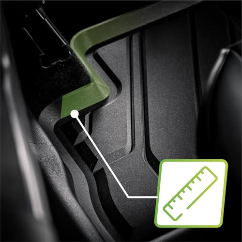 J&J AUTOMOTIVE 3D Gummifußmatten für Seat Leon 4 Fließheck ab 2020, 4-teilig, Schwarz, Allwetter, Hoher Rand, Anti-Rutsch, aus Purem TPE